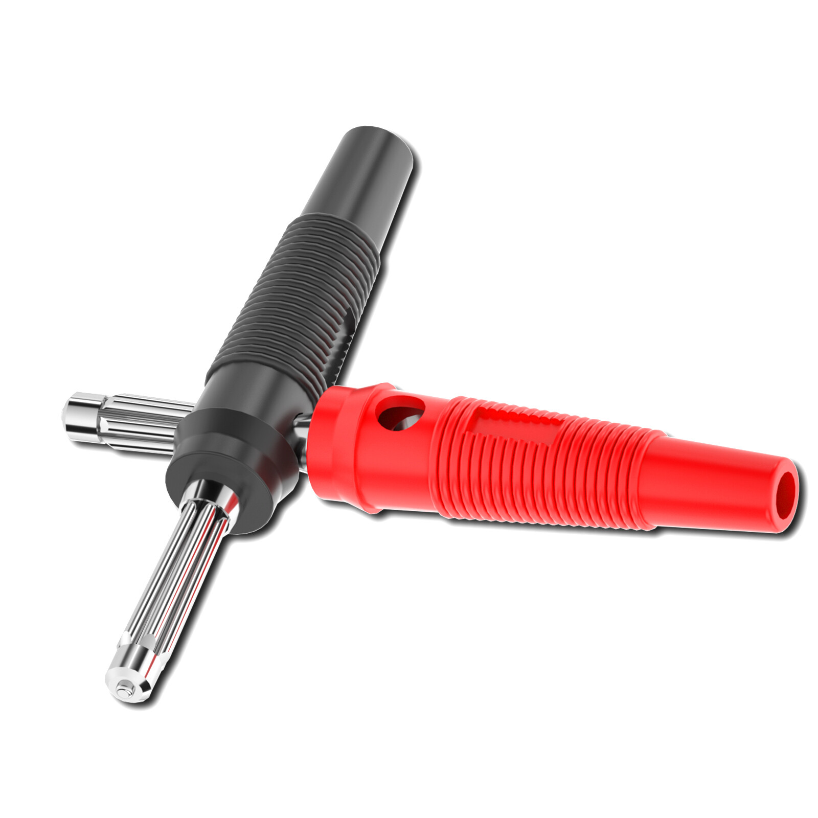 4mm High Current Banana Plugs Stackable 32A Screw Type Solder Banana Connector