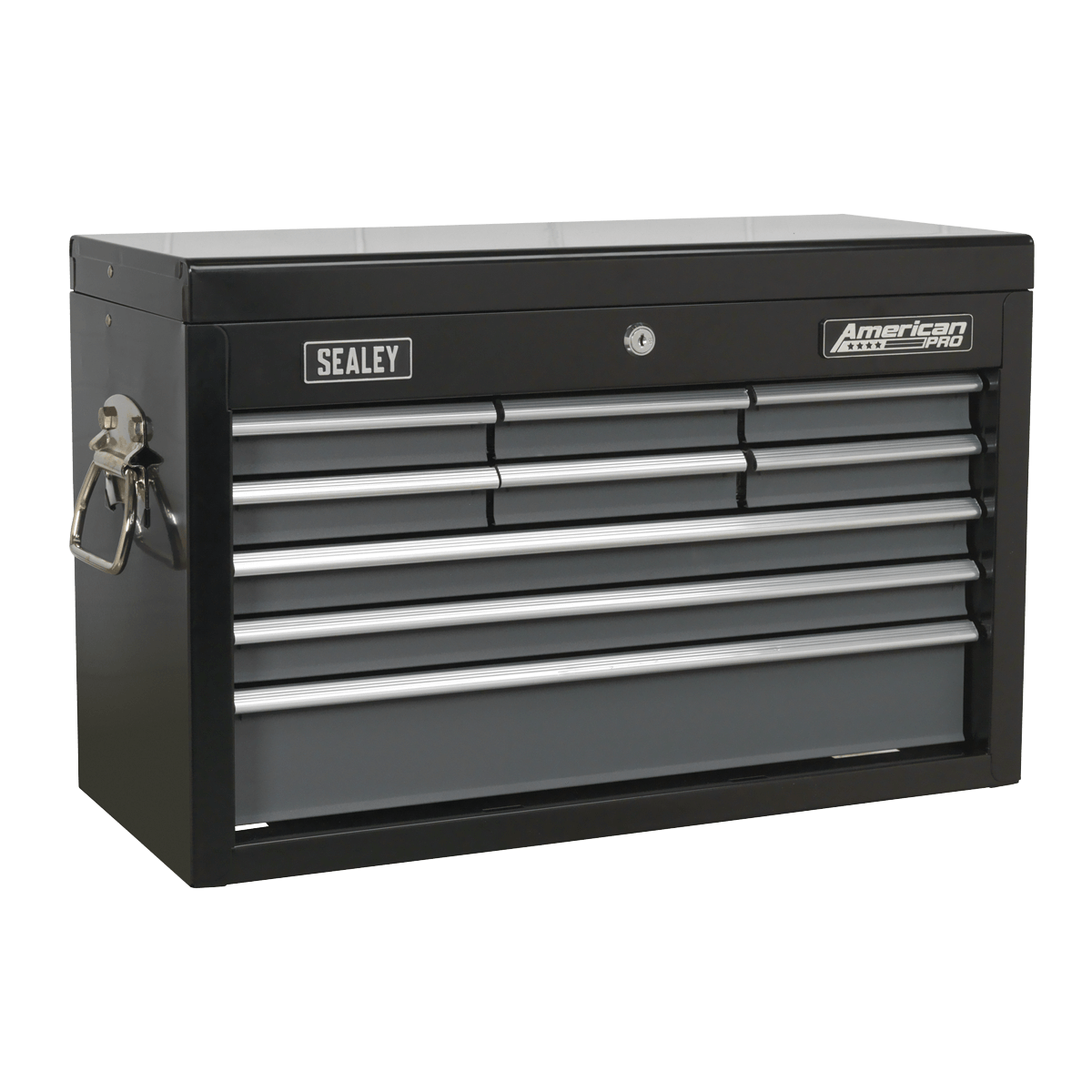 Sealey American Pro 9 Drawer Tool Chest Black / Grey