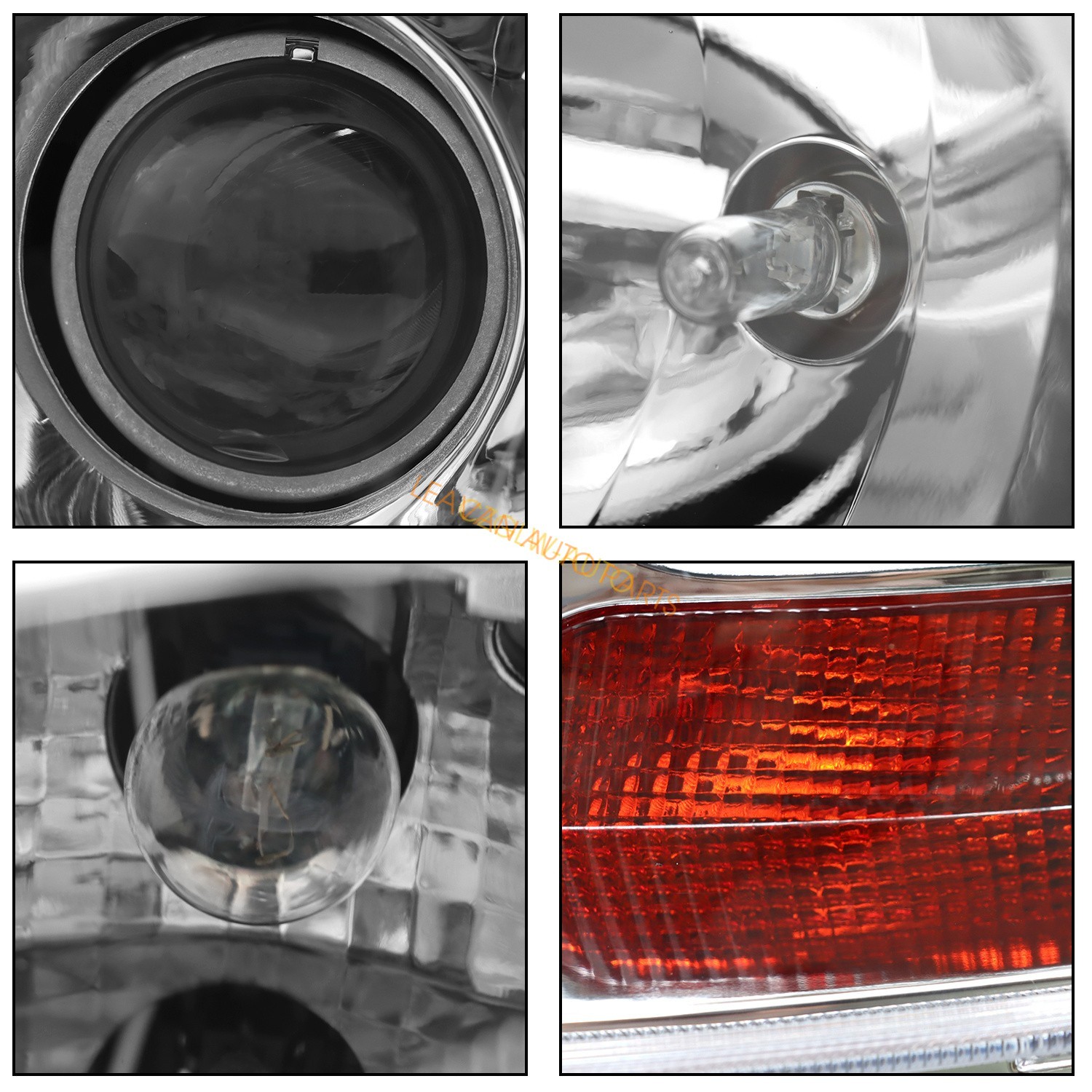 For 2011-2021 Peterbilt 579 587 Halogen Projector Headlight Assembly Left&Right