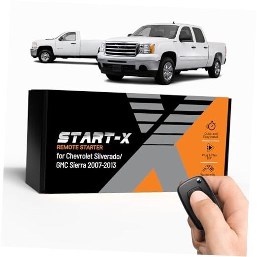 Remote Starter Kit for Chevy Silverado & GMC Sierra (2007, 2008, 2009, 2010,