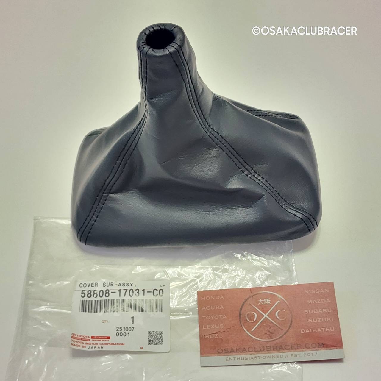 Genuine OEM 92-95 Toyota MR2 Shift Boot SW20 Manual M/T Black 58808-17031-C0 OE