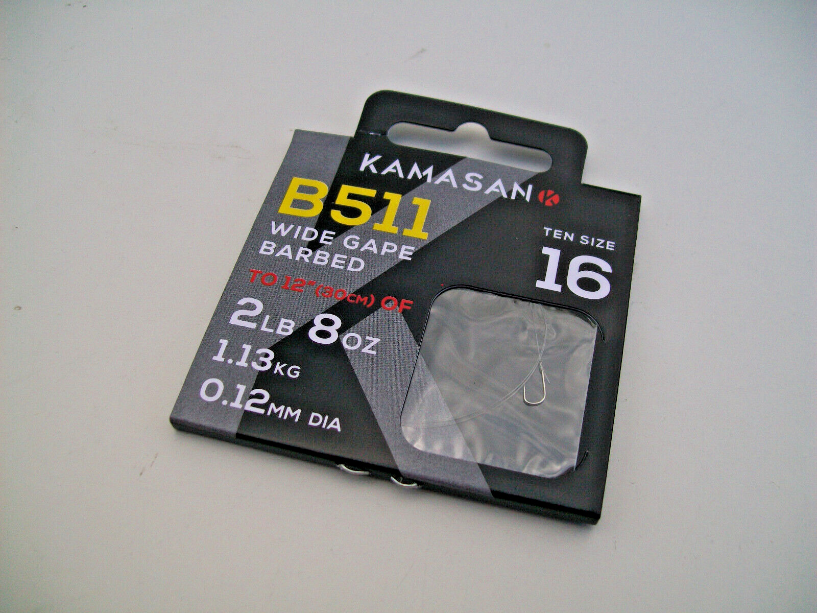 30 x Assorted B511 Hooks To Nylon. Sizes 16, 18 & 20. Classic Hook for Roach.