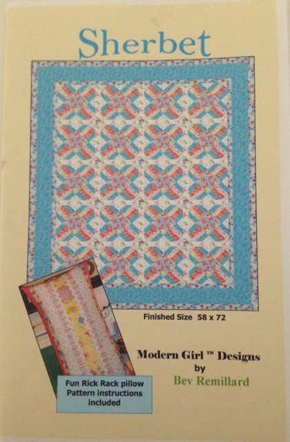 Sherbet  by Modern Girl Designs Quilt Pattern by Bev Remillard