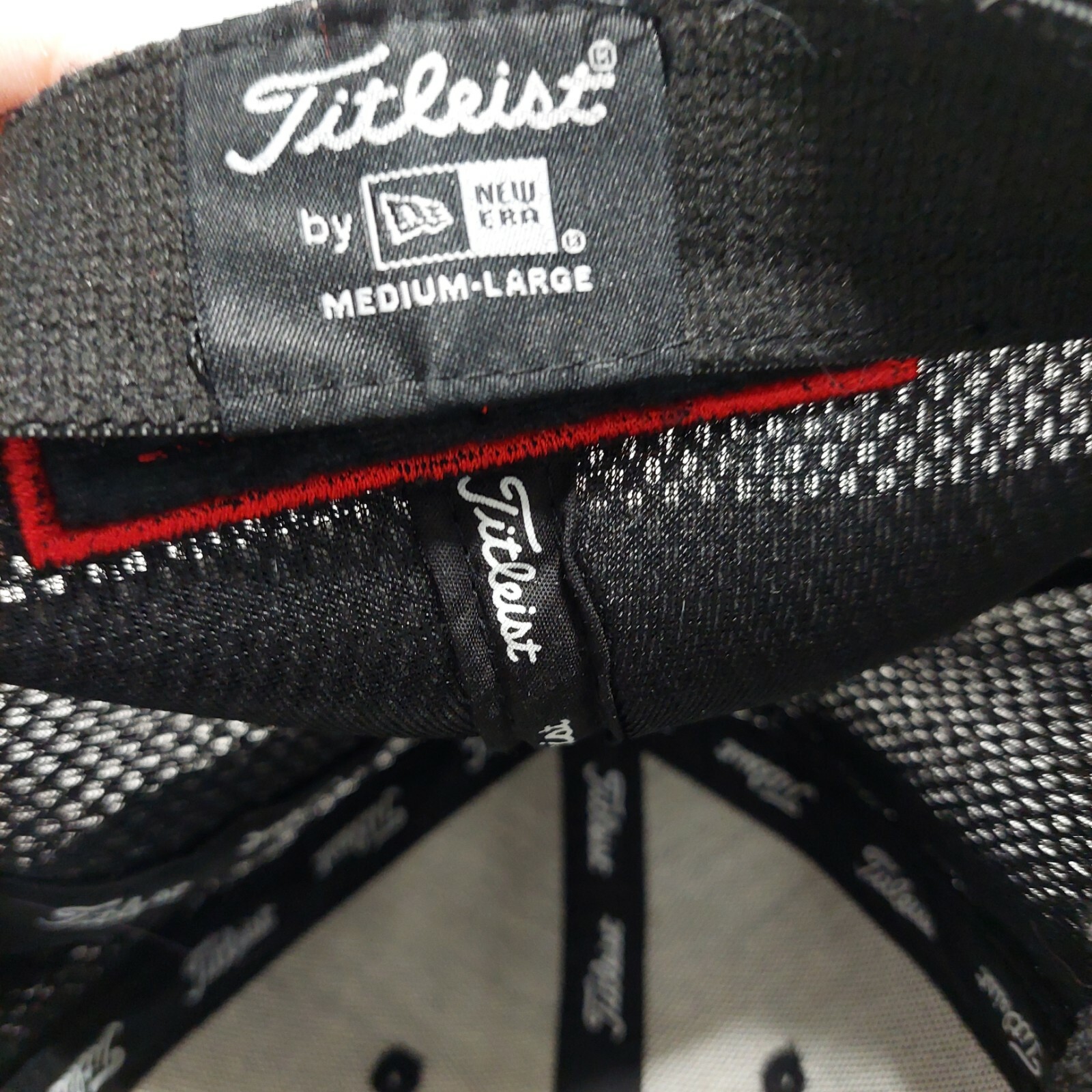Titleist FJ Pro V1 Hat M/L Black White
