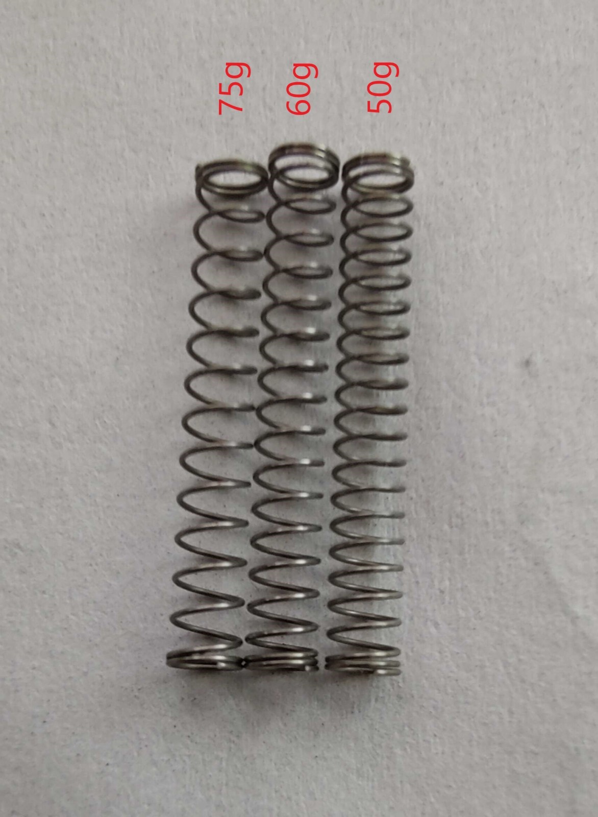 Space Invader Custom Weight 60g Springs (110 pack)