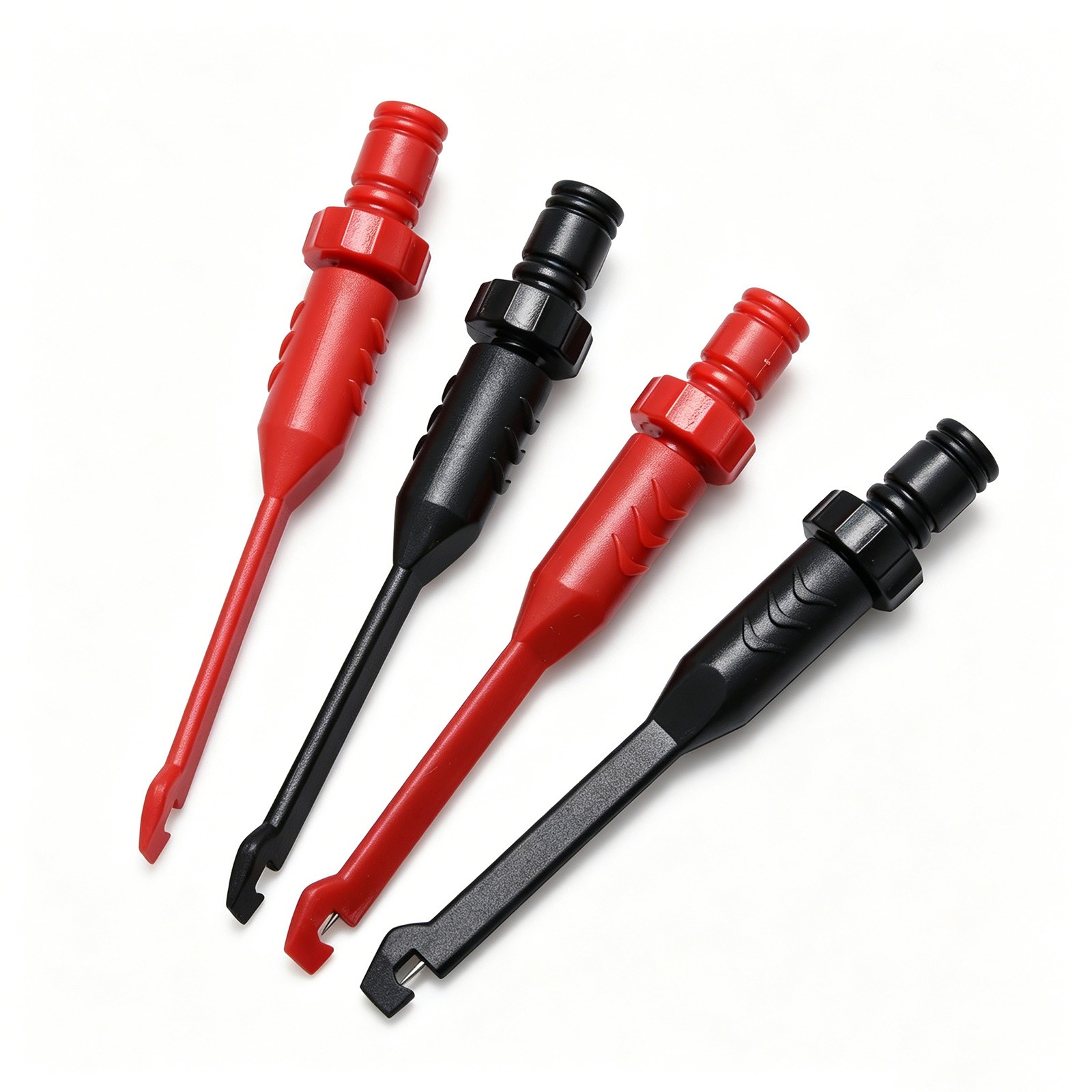 4 Pcs Wire Piercing Probe Clips with Open Slot Design Quick Hook Multimeter