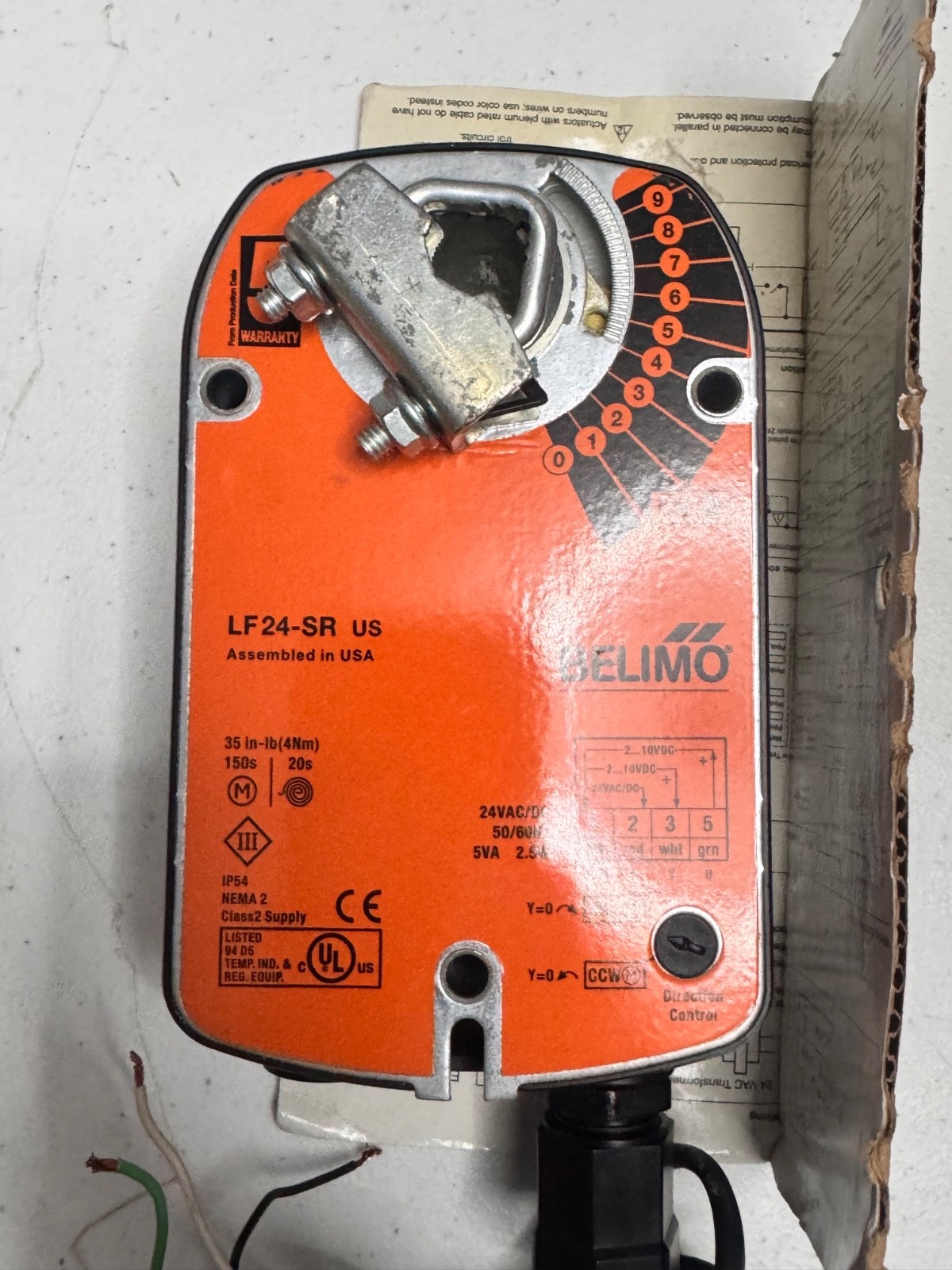 BELIMO LF24-SR-S / LF24SRSUS Actuator