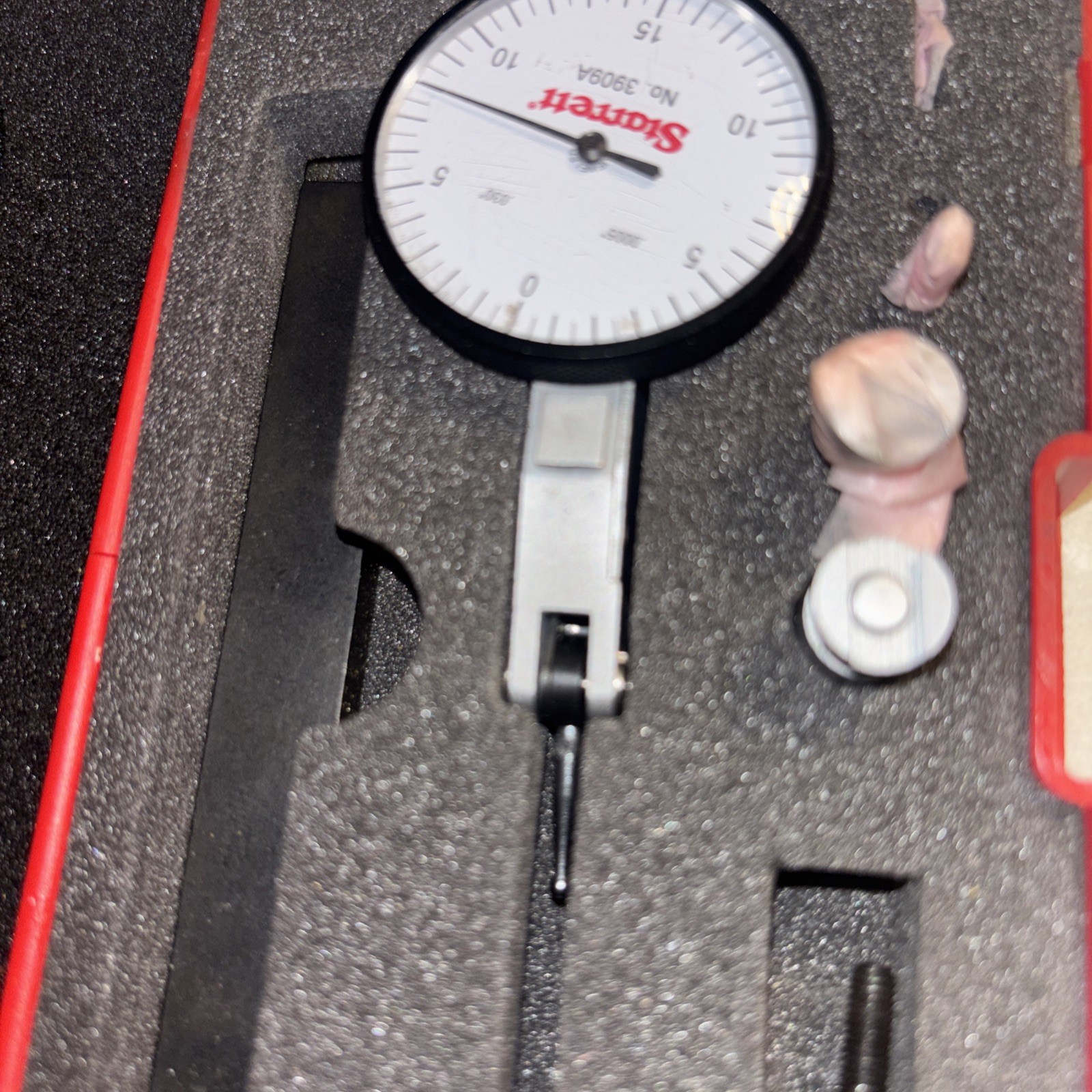 Starrett 3909A Dial Test Indicator Set with Accessories