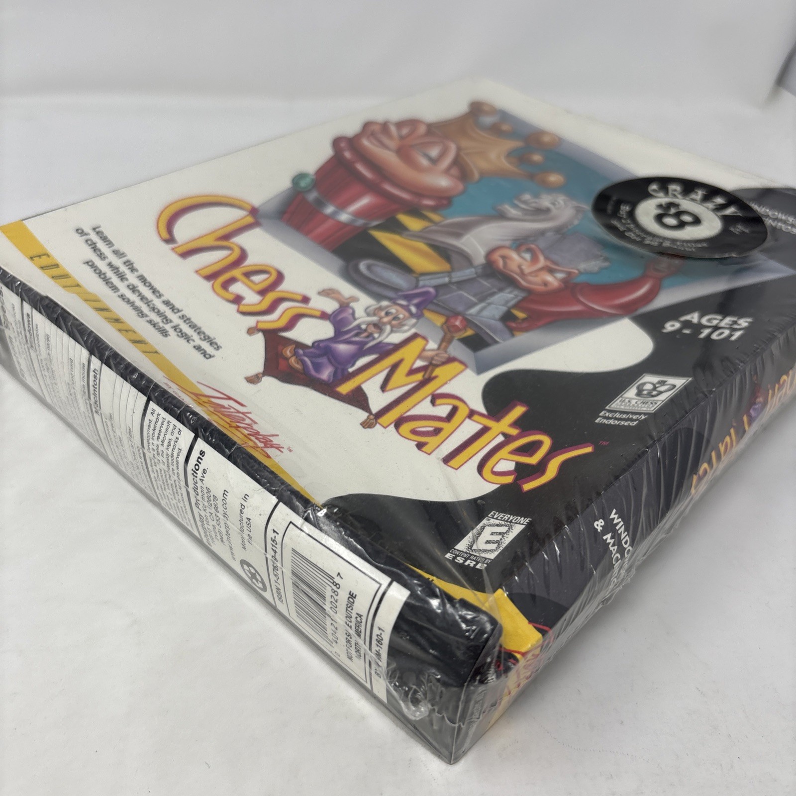 Sealed Vintage Chess Mates by Interplay PC/Mac CD-ROM 1998 Big Box Game Software