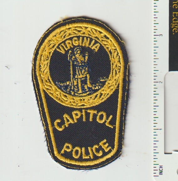 Virginia Capitol smaller obsolete patch shipped from Australia