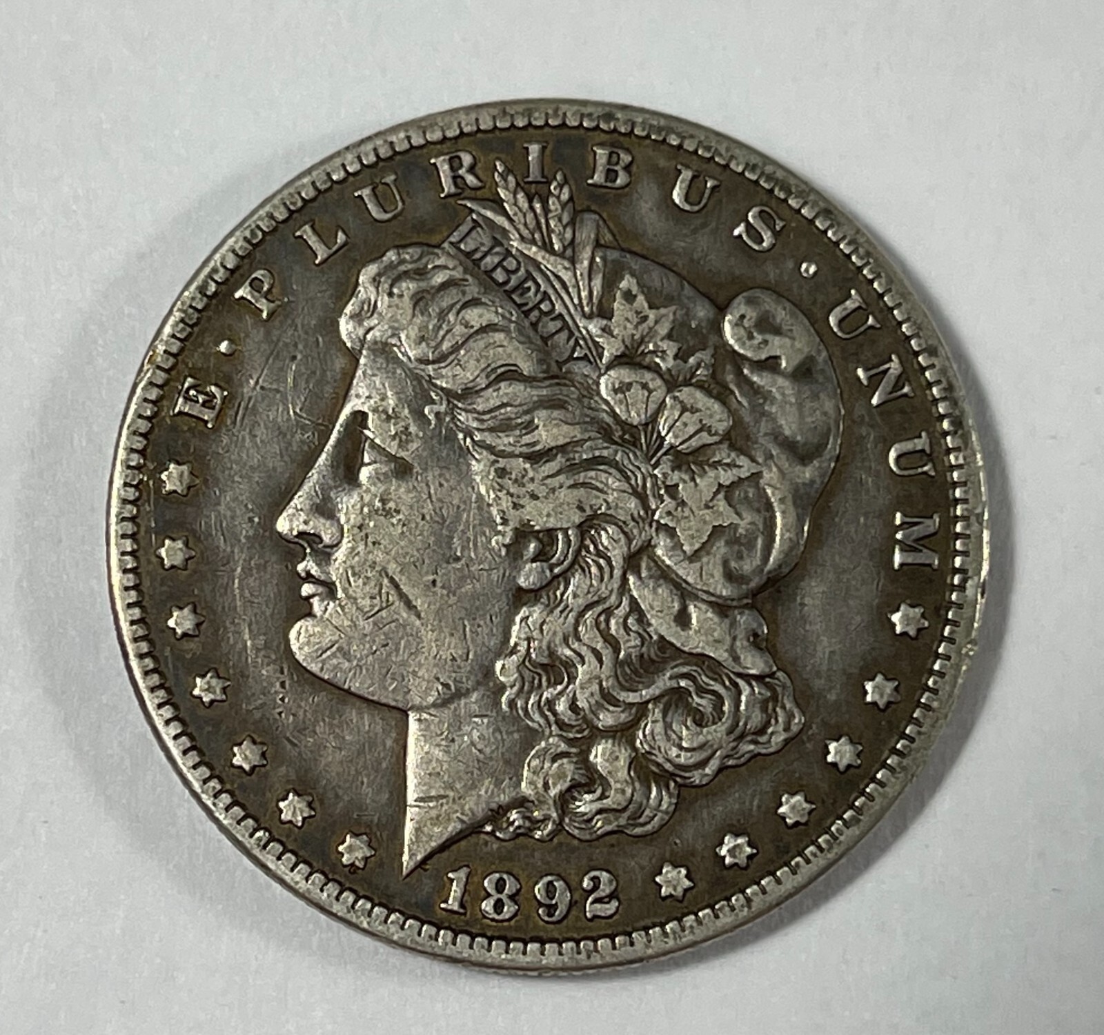 1892-S Morgan dollar (#18906) Abt XF lite issues