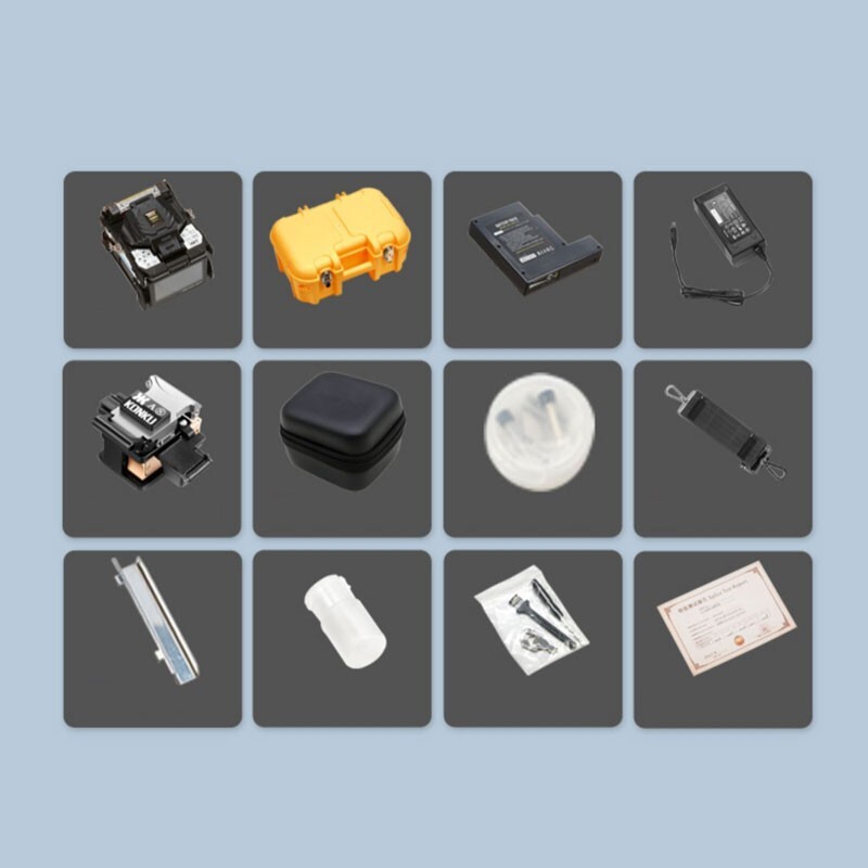 62A ARC Fusion Splicer Automatic Core Alignment for Drop Cable Fiber Pigtail