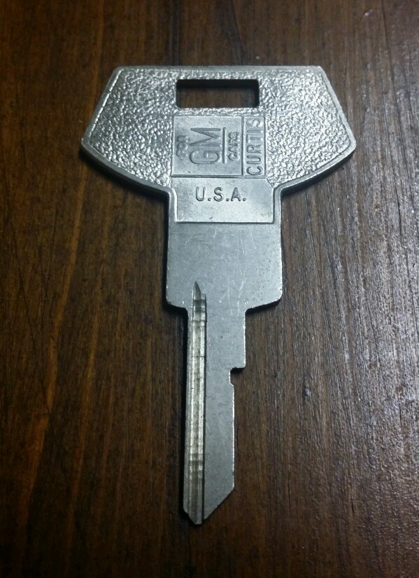CURTIS BLANK KEY B-78E FOR GM