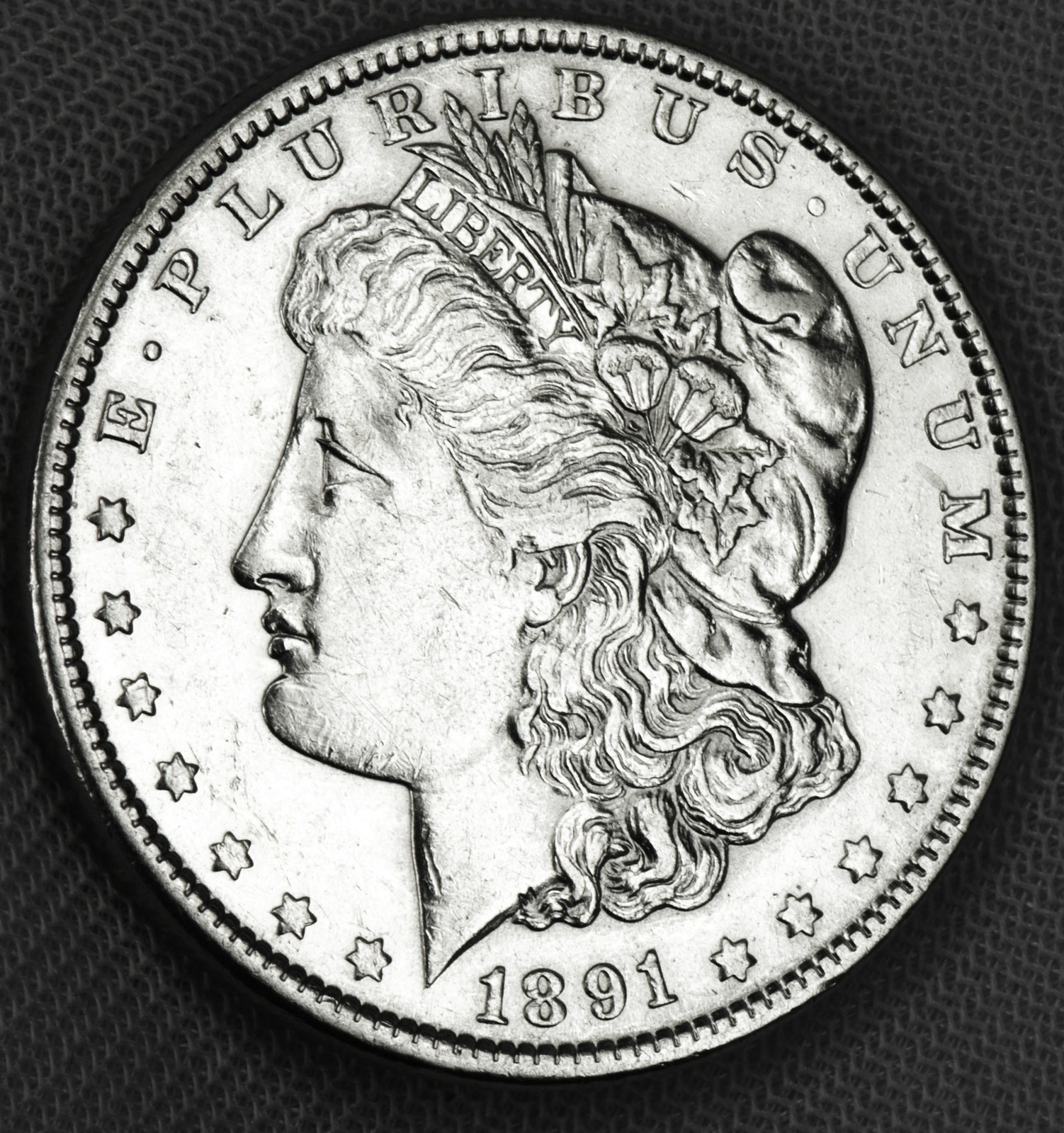 1891-p Silver Dollar.    High Grade  (Inventory A)