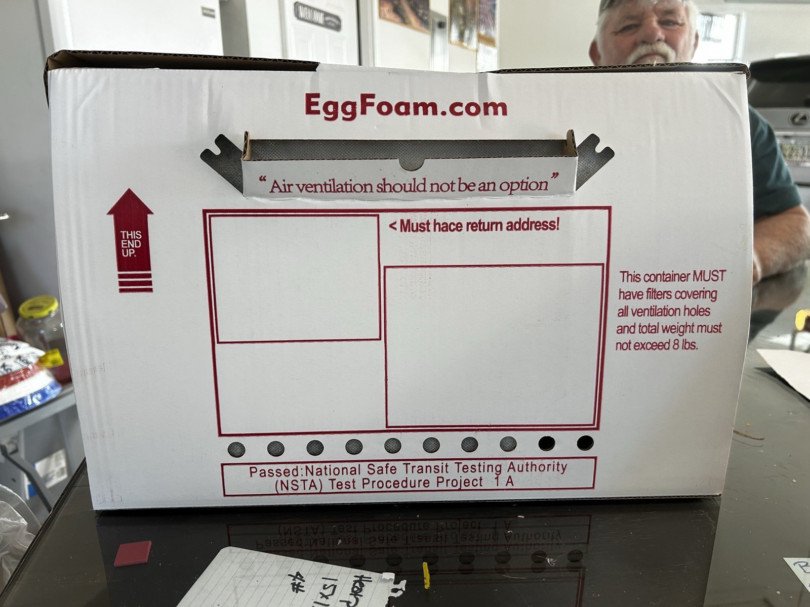 10 live bird shipping boxes