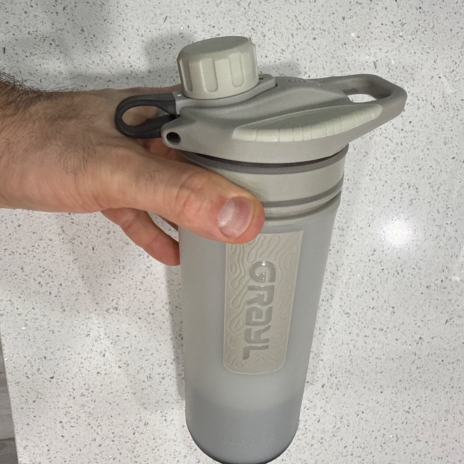 Grayl GeoPress Water Filter and Purifier Bottle - 24 fl. oz, Covert Edition