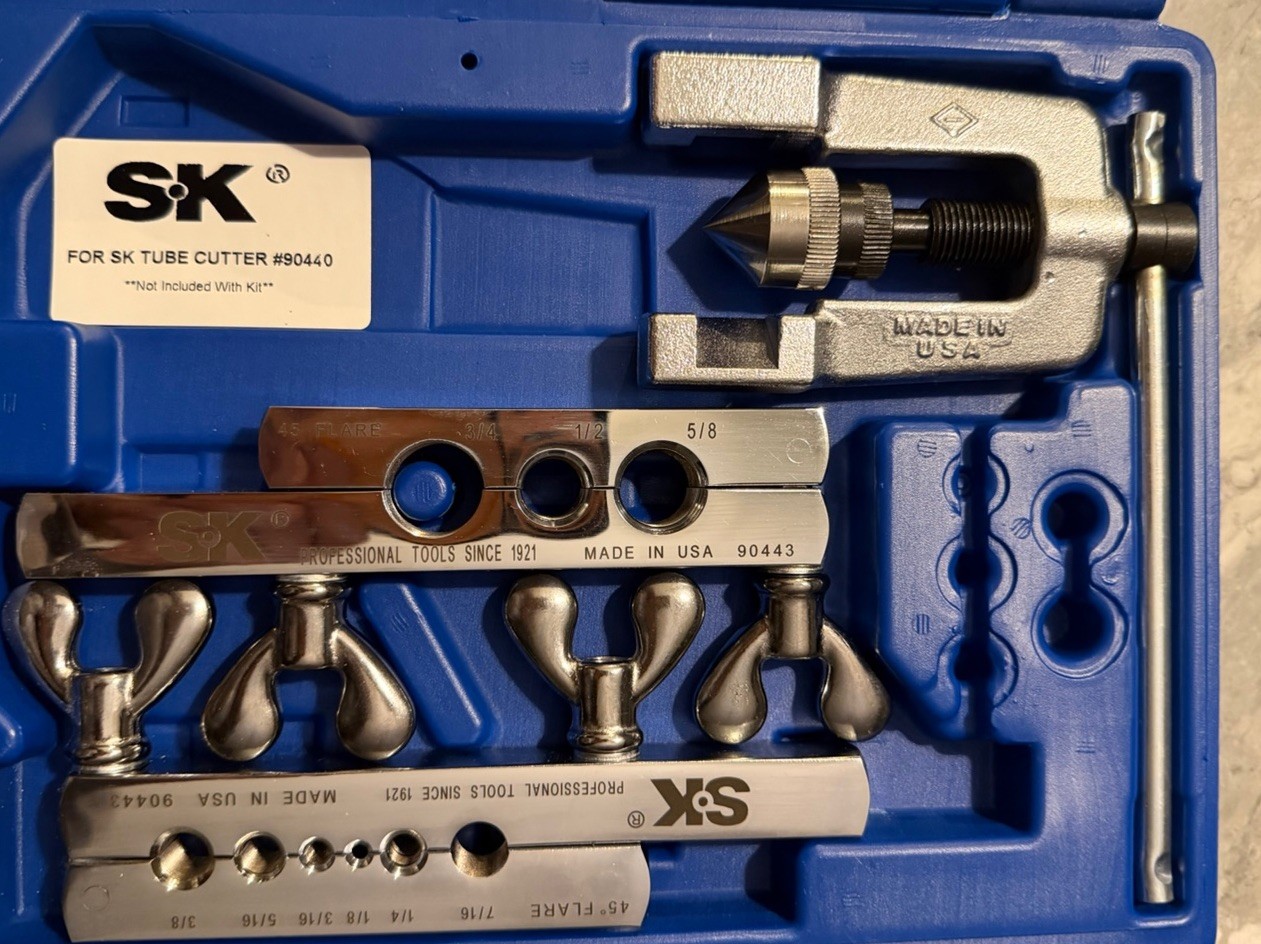S-K Hand Tool 90443 | Flaring & Swaging Tool Kit SK HVAC Automotive Brake Line