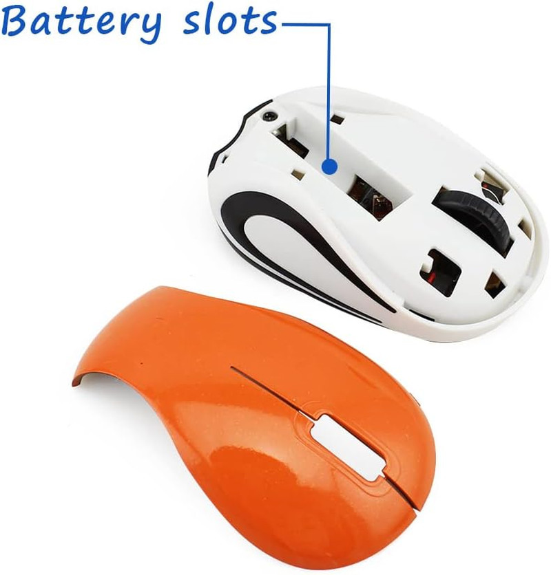 Wireless Mouse Cute Mini Computer Mouse for Laptop-Small Size Pocket Portable Co