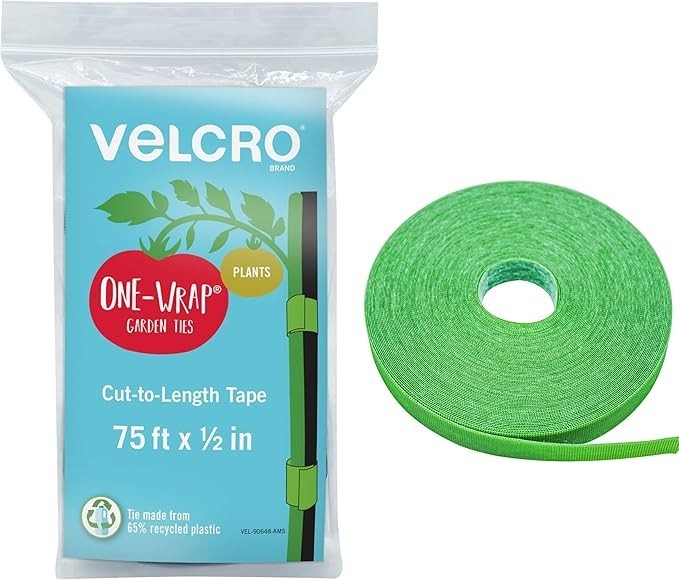 Velcro Green PLANT TIES 50 ft Cut to Length Garden Trellis Secures Support Tape!