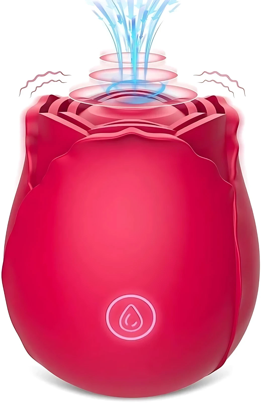 Rose 10-speed Sucking Vibrator G-spot Dildo Clit Sucker for Women Sex Toys Gift