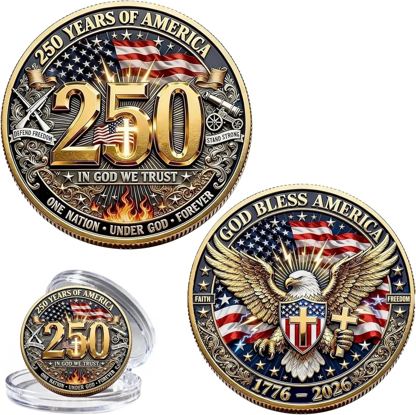 New America 250th Anniversary Coin 1776-2026 Commemorative  Coin TB347