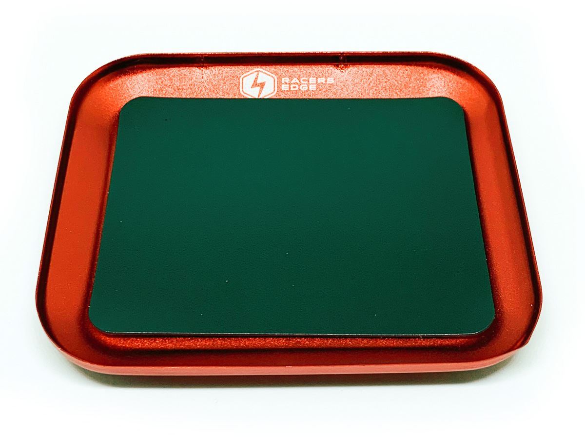 Racers Edge - Aluminum Alloy Magnetic Screw Tray Red