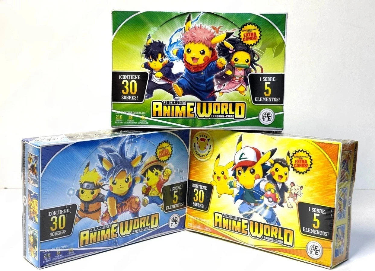 10 BOXES - 2026 BOX POKEMON PIKACHU ANIME WORLD COSPLAY FE Cards - FREE SHIPPING