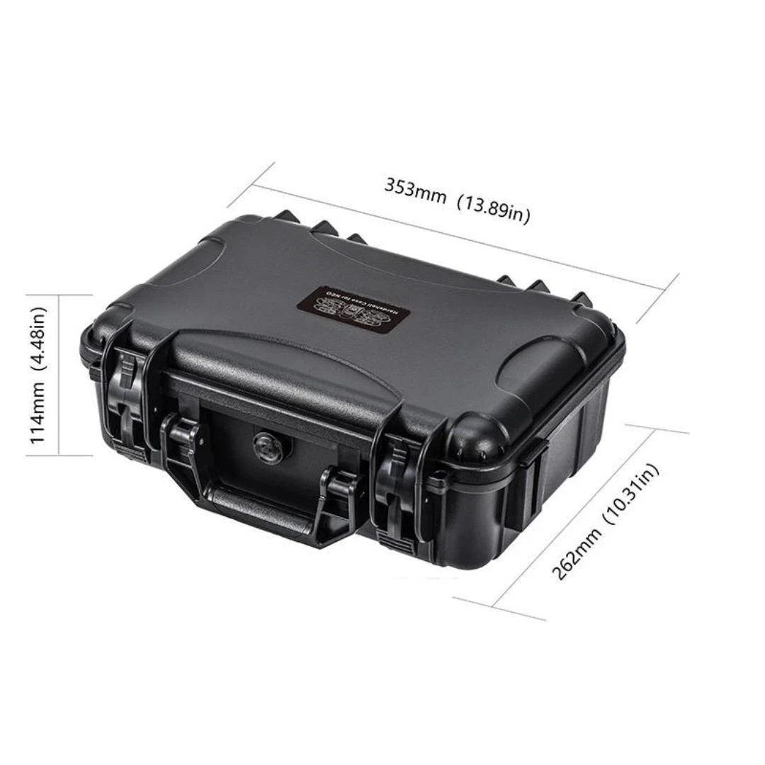STARTRC Hardshell Case for DJI Neo Fly More Combo Waterproof (Black Red)