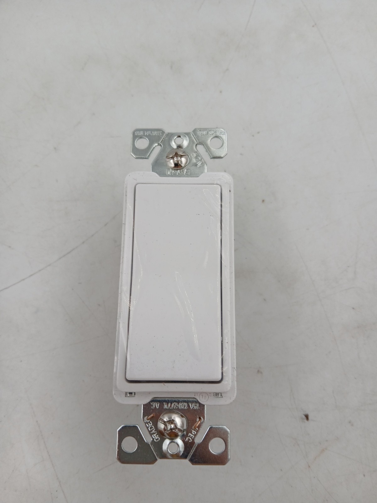 Eaton 7601W-BOX Power Toggle Switch Single Pole Wall White New Open Box