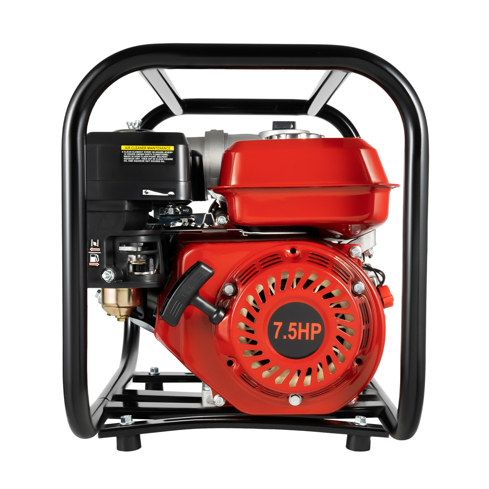 7.5HP 3000W Gas Power Semi-Trash Water Pump High Pressure Garden Irrigation
