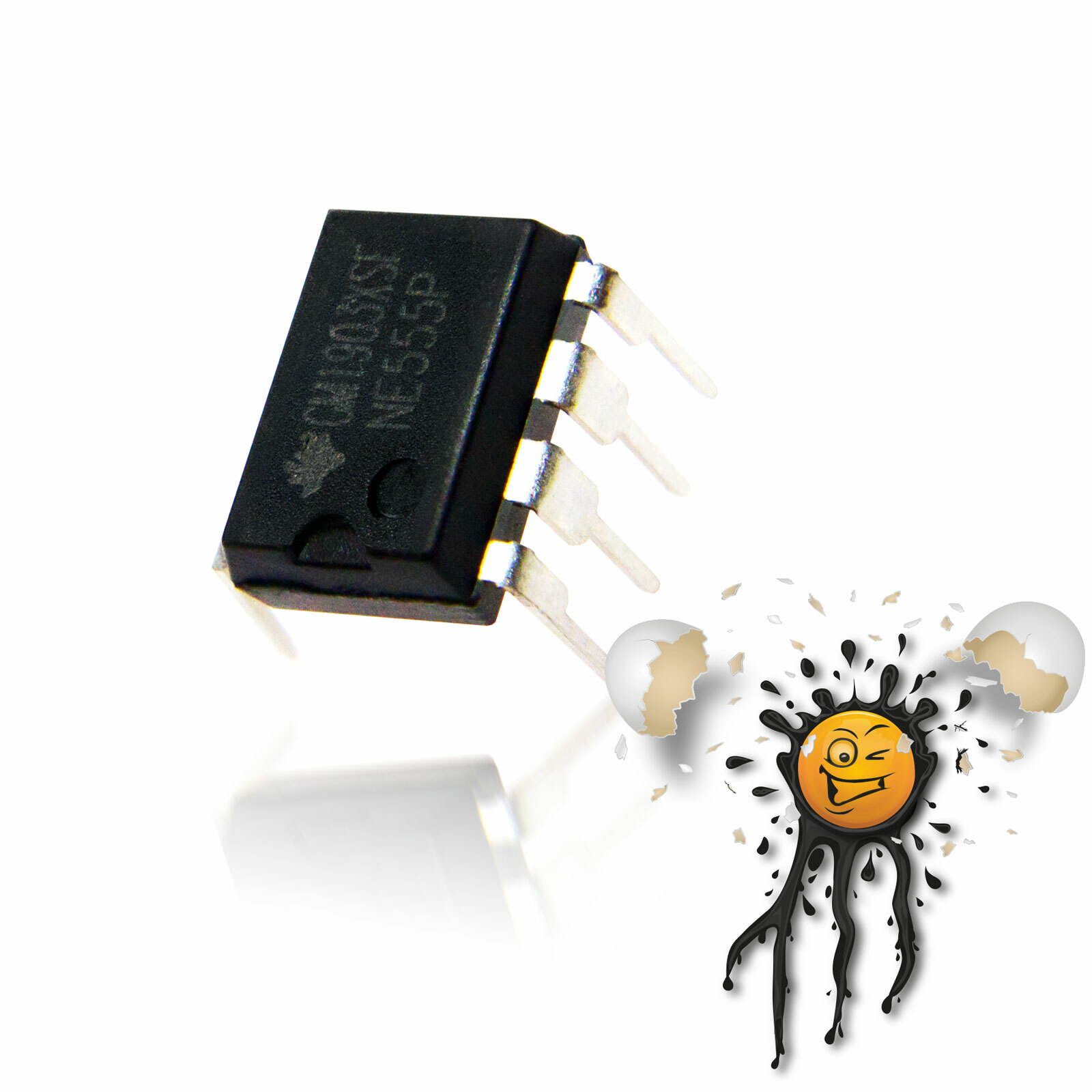 10 pcs NE555 NE555P 5-15V Precision Timer Microsecond to Hours DIP8 IC