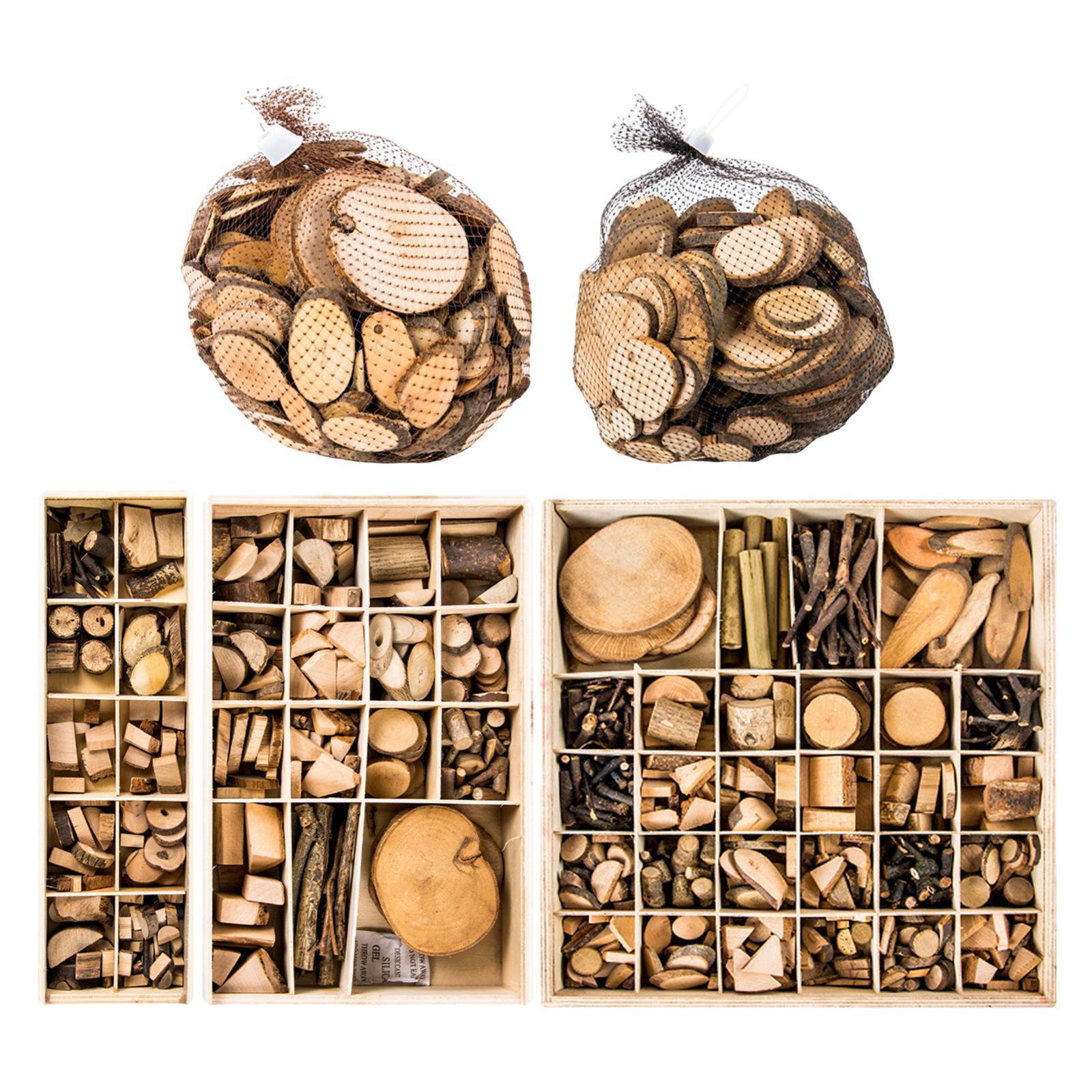 Children's DIY Handmade Toys Paintings Decor Wood Slices for Centerpieces Wood