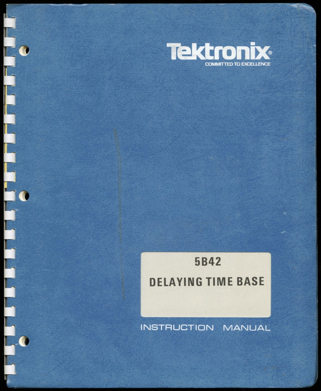 TEKTRONIX 5B42 DELAYING TIME BASE INSTRUCTION MANUAL 070-1447-00