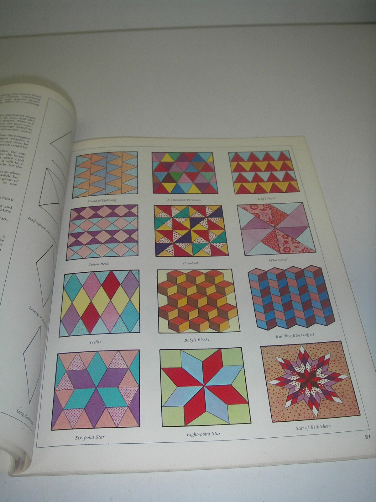 CRAFT Book 1973 All About Patchwork/Marshall Cavendish instruction/ideas/pattern