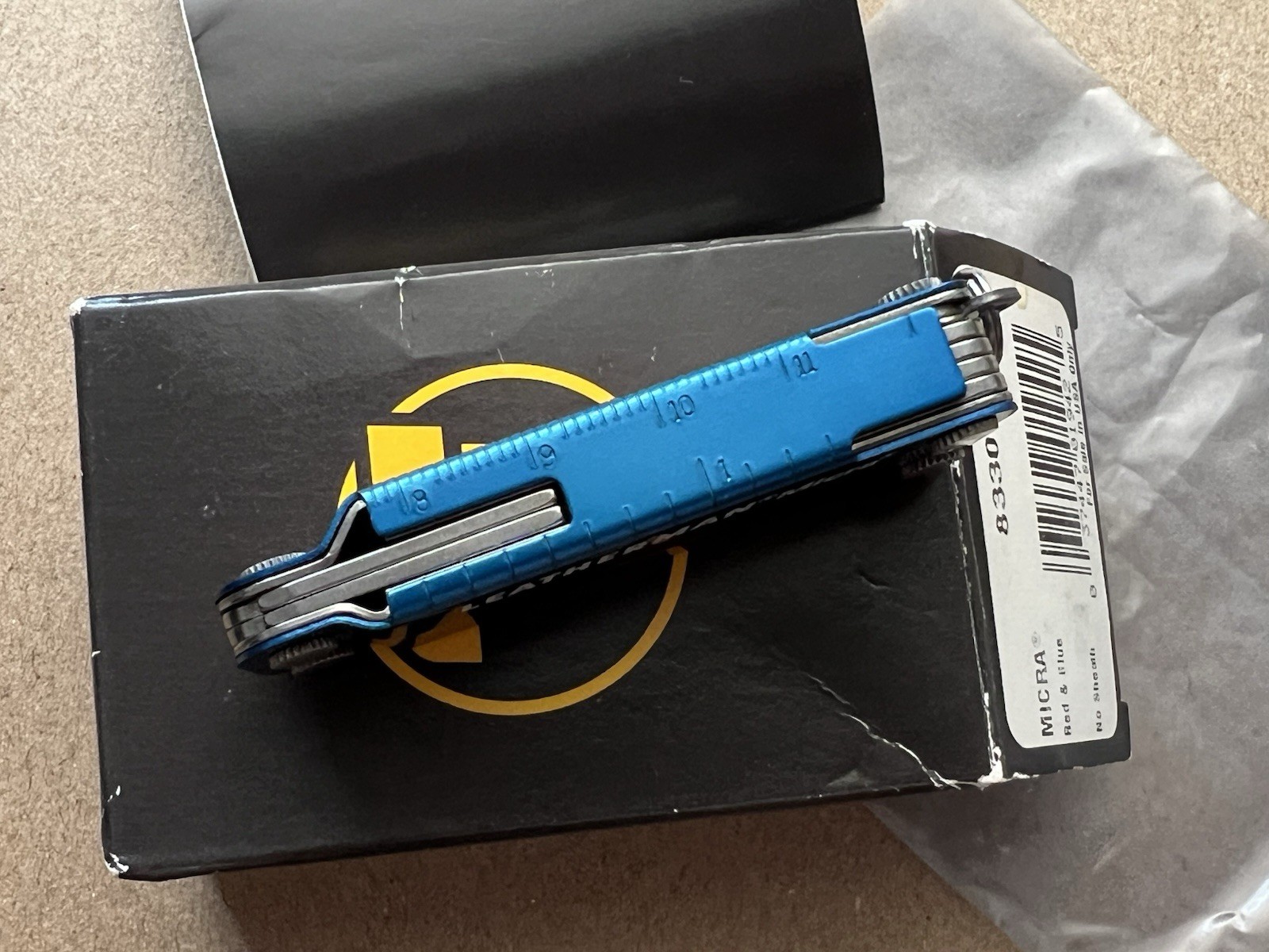LEATHERMAN Micra - Red & Blue, Mint in Box, Rare.
