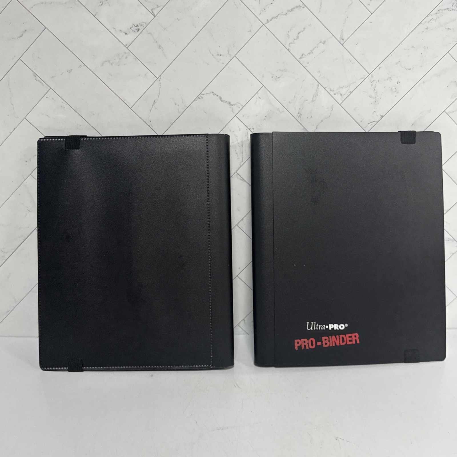 Ultra Pro Pro-Binder Small Black & Blue 4 pocket Binders 20 pg each