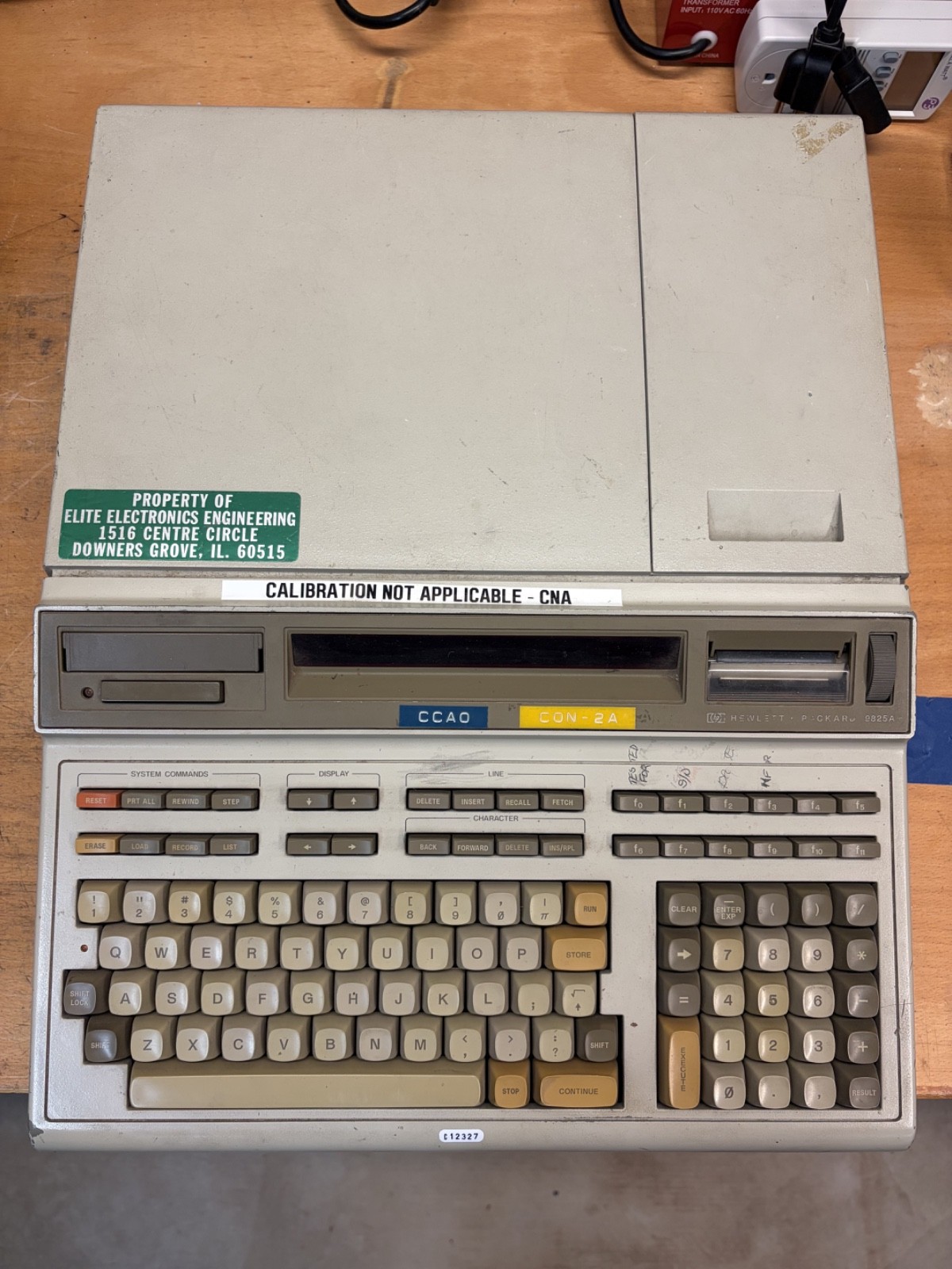 H2 - Vintage HP 9825A Desktop Calculator/Computer, Powers on, Prints