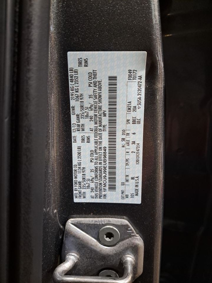 Rear 2014 Escape Camera/Projector Sku#4272114