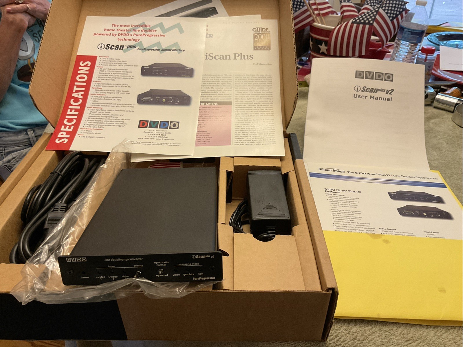 NOS DVDO ISCAN Plus V2 Line Doubler Up Converter Video
