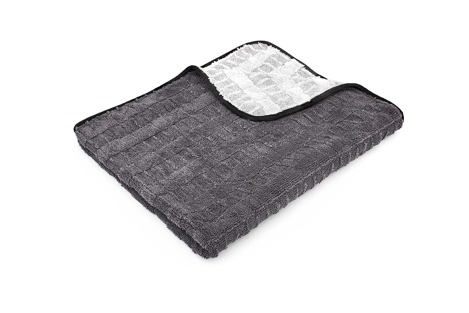Gauntlet Car Drying Towel - 70/30 Microfiber, 900gsm, 30x36 Ice Grey