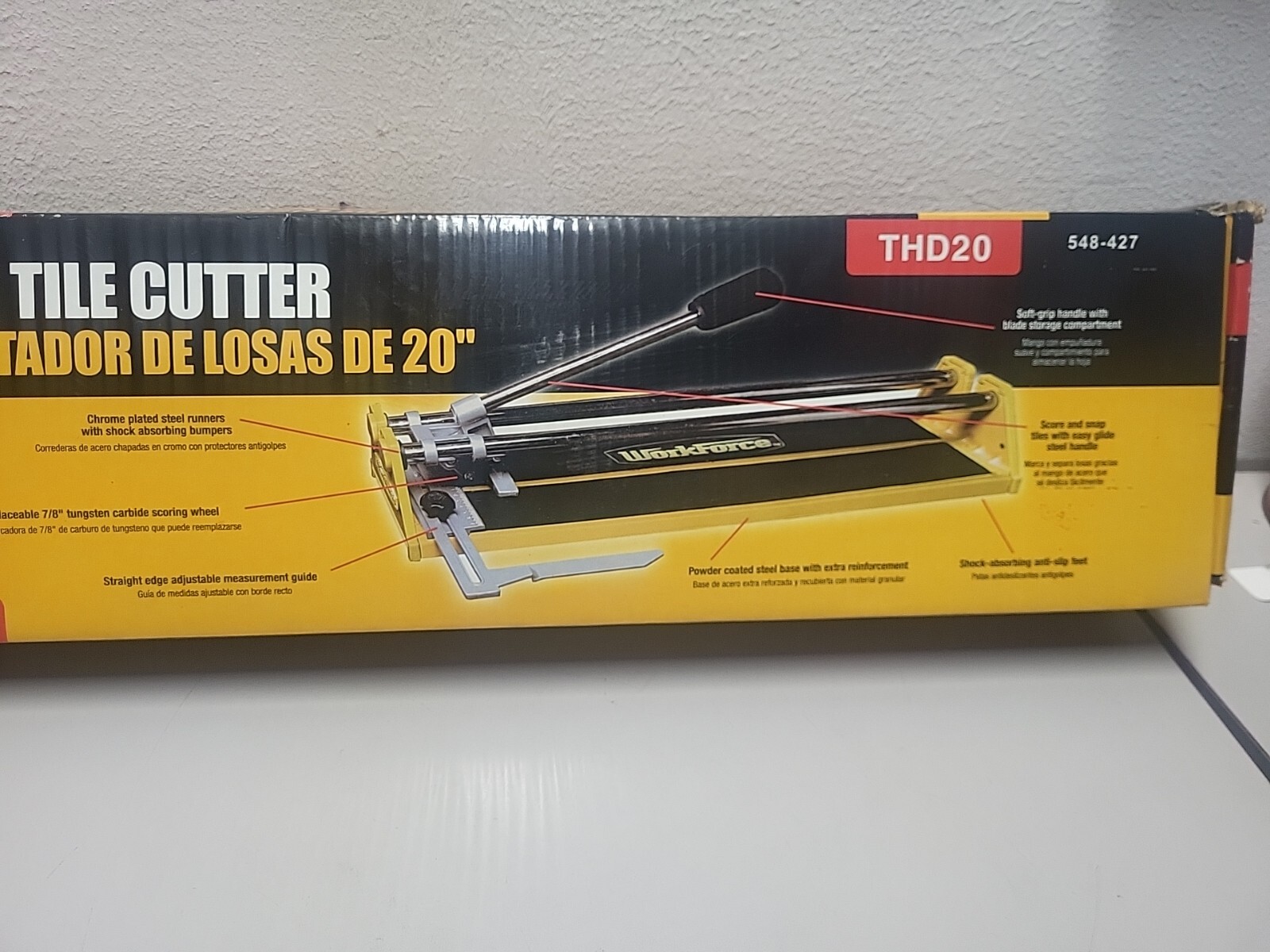 WorkForce 20" Tile Cutter Model 548-427 THD20 Tungsten Carbide