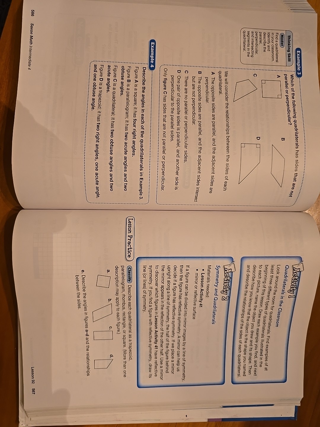 Saxon Math Intermediate 4 Student Textbook (4th Grade)