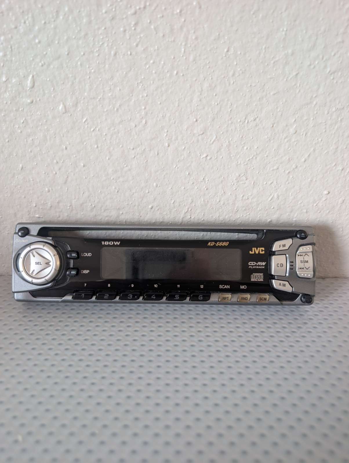 JVC KD-S680 Replacement Faceplate with Protective Case