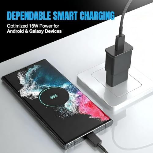 Type C Fast Charger, for Android Charger Phone USB Charging Block, USB C