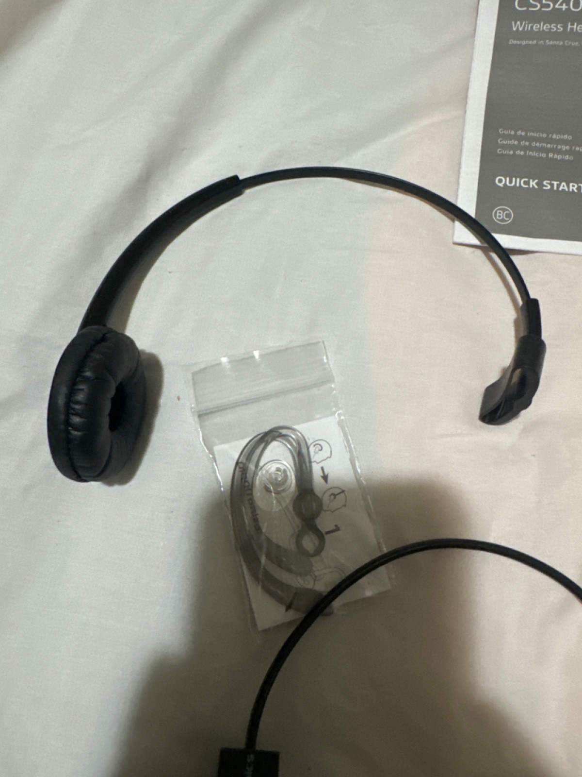 Plantronics Wireless Headset System CS540 Headset and Base