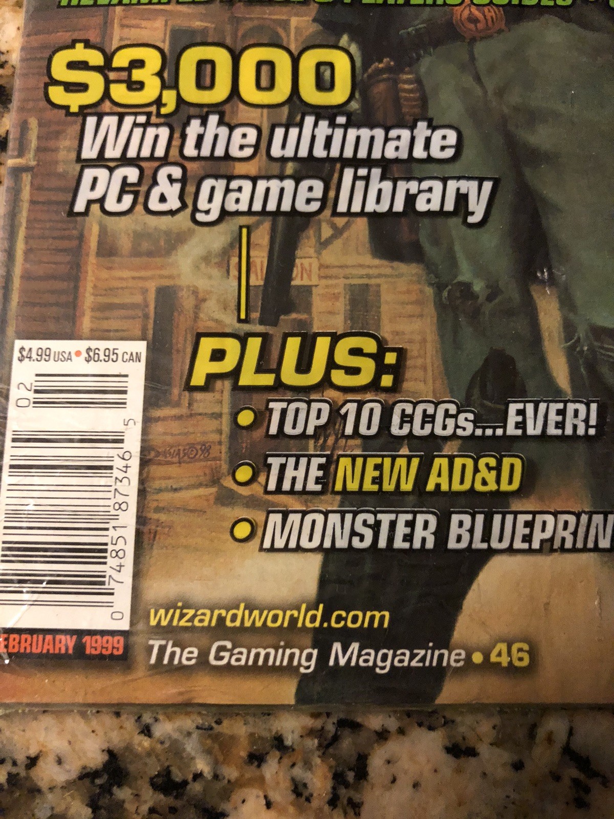 Inquest Gamer #46 Sealed With Bonuses Inside 1999