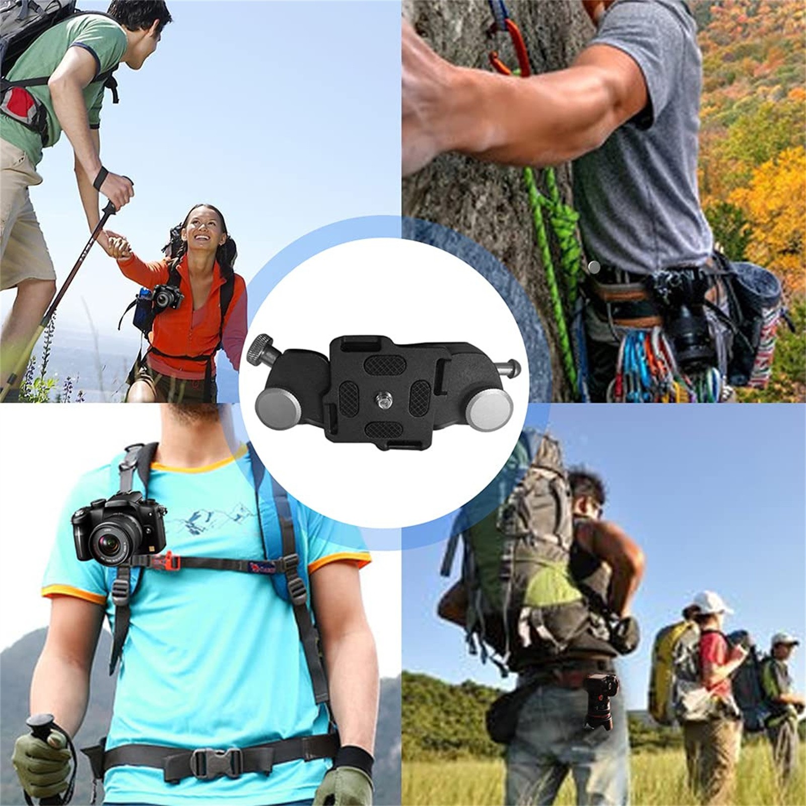 Camera Waist Belt Clip Hanging Buckle Fast Switch For Backpack Shoulder Strap