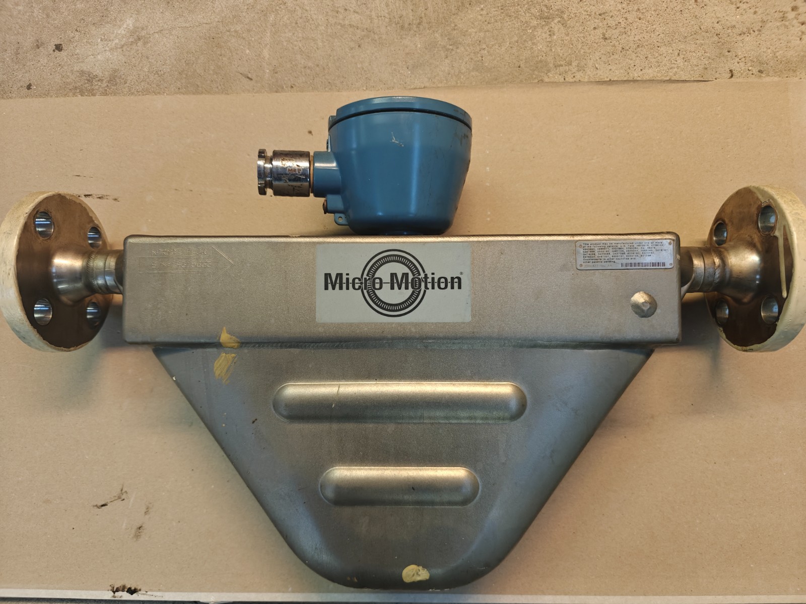 Micro Motion F100S139CQBZEZZZZ Coriolis Mass Flow Sensor 1" DN25 316L SS