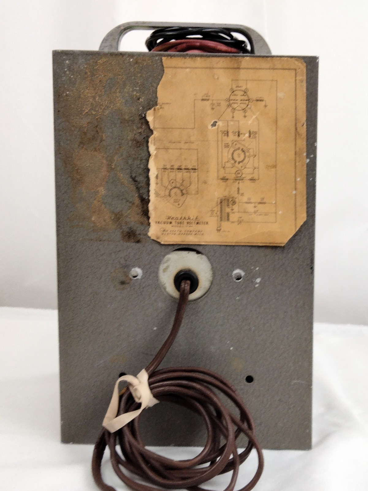Vintage Heathkit Vacuum Tube Voltmeter Model V-4A - Powers On Untested