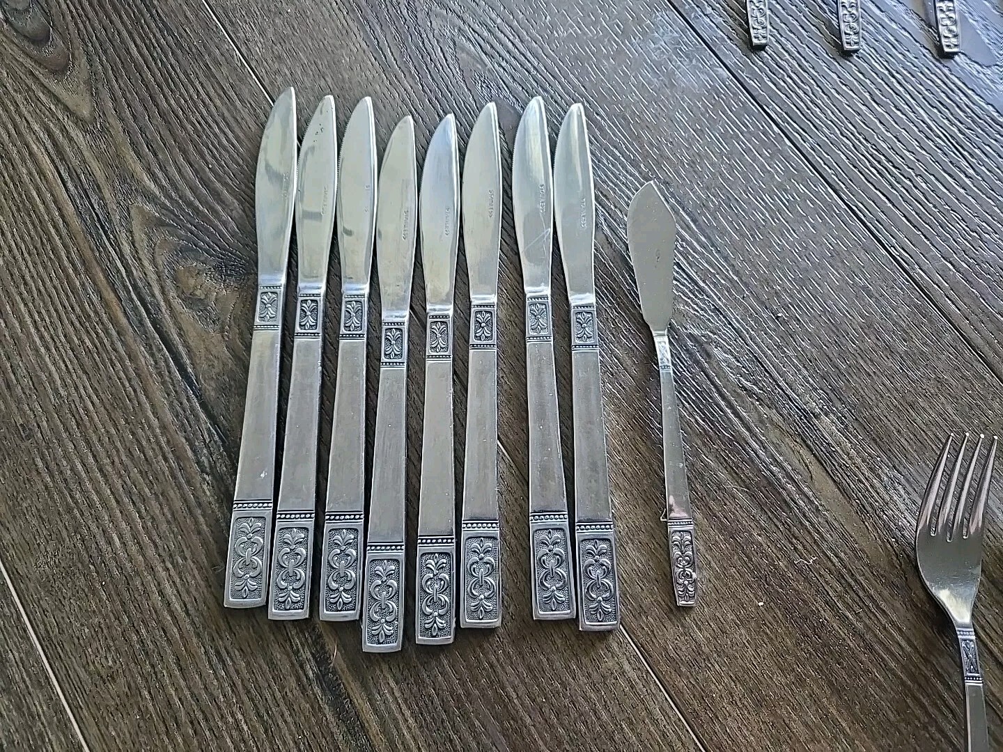 IMPERIAL INTERNATIONAL IIC STAINLESS FLATWARE CORTINA PATTERN 55 PCS